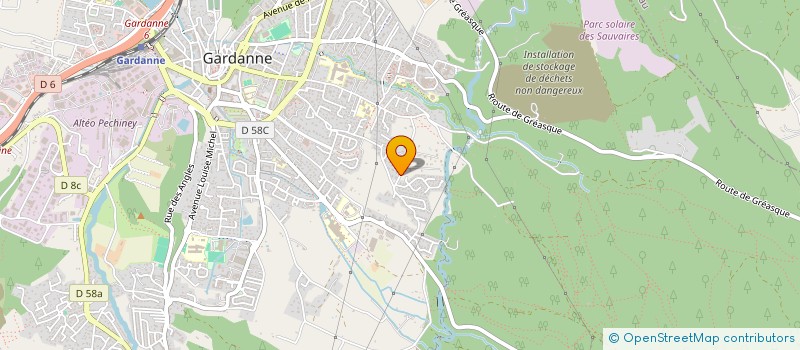 localisation de l'entreprise 343 997 615 à GARDANNE