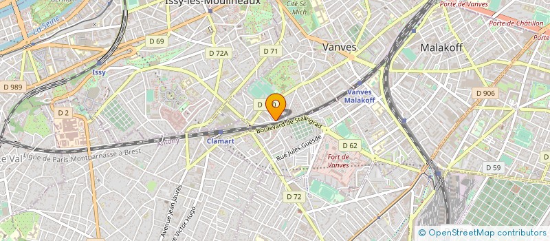 localisation de l'entreprise 344 124 771   VANVES