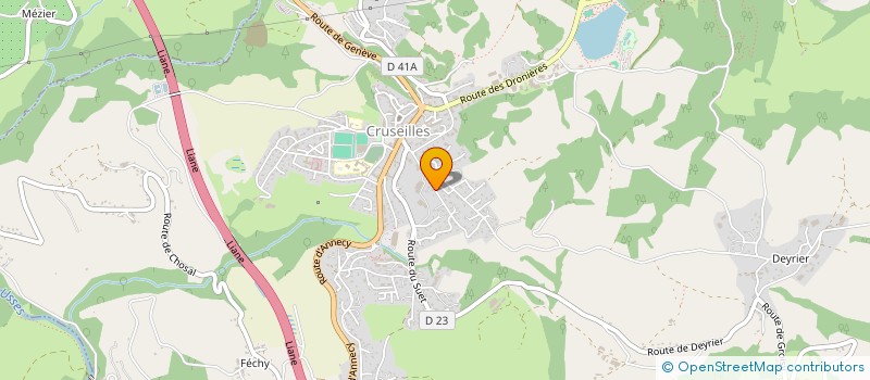 localisation de l'entreprise 344 132 436   CRUSEILLES