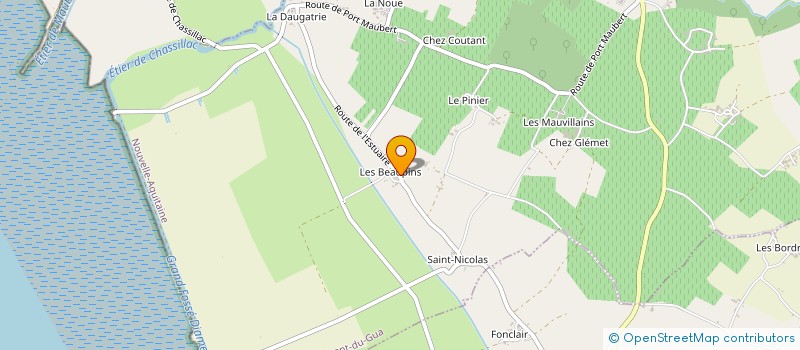 localisation de l'entreprise 344 243 506   SAINT-DIZANT-DU-GUA