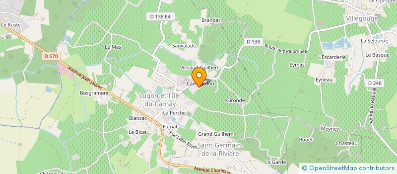 localisation de l'entreprise 344 249 404   LUGON-ET-L'ILE-DU-CARNAY