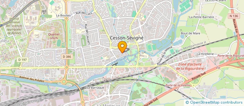localisation de l'entreprise 344 305 974 à CESSON-SEVIGNE