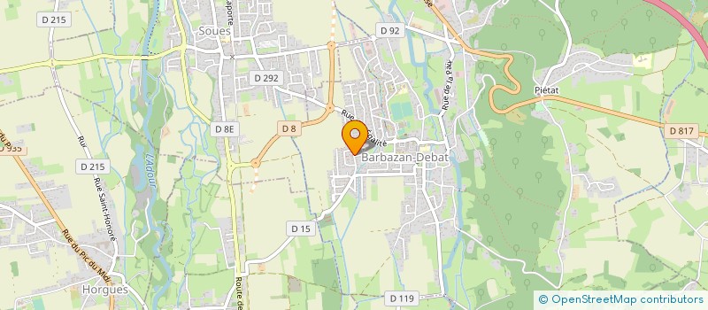 localisation de l'entreprise 344 469 853   BARBAZAN-DEBAT