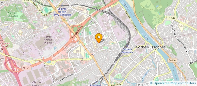 localisation de l'entreprise 344 513 692 à CORBEIL-ESSONNES