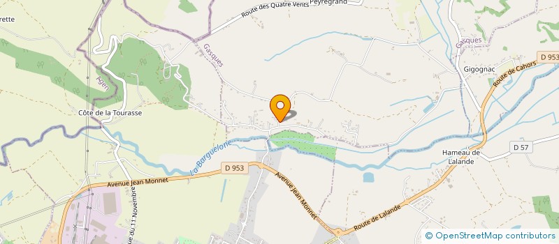 localisation de l'entreprise 344 803 036   GOUDOURVILLE