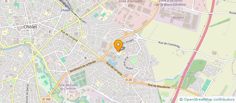 localisation de l'entreprise 344 905 849  à CHOLET