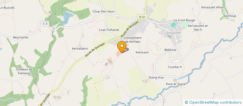 localisation de l'entreprise 345 055 651   LANGOLEN