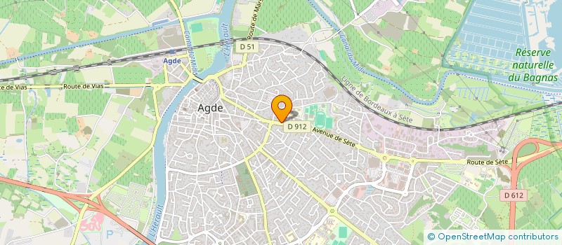 localisation de l'entreprise 345 128 771 à AGDE