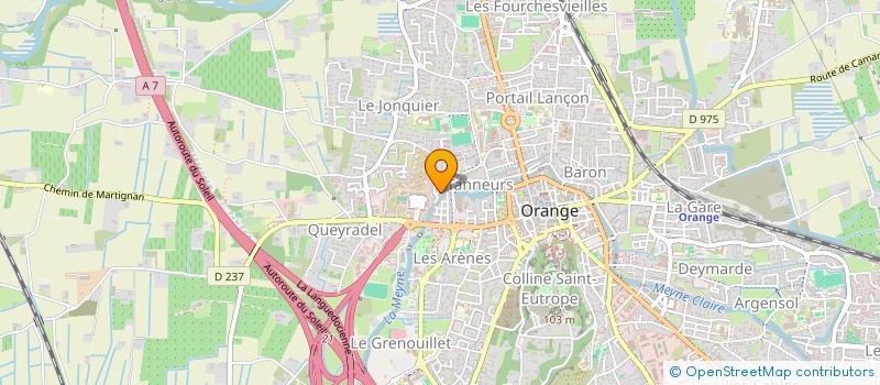 localisation de l'entreprise 345 229 223   ORANGE