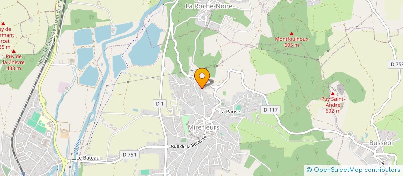 localisation de l'entreprise 345 301 311   ESPLANTAS-VAZEILLES