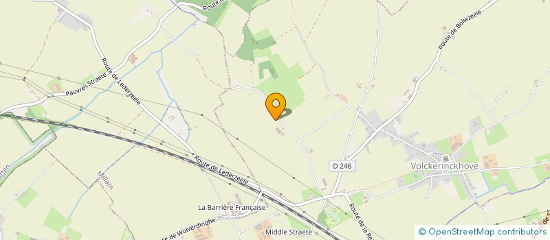 localisation de l'entreprise 3469 à VOLCKERINCKHOVE