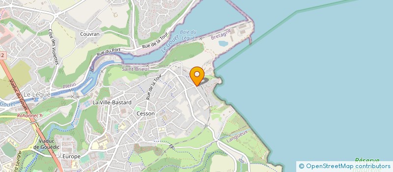 localisation de l'entreprise 347 477 846  à LA PLAINE-SUR-MER