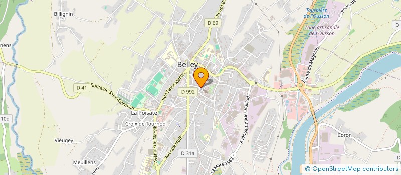 localisation de l'entreprise 347 514 168   BELLEY