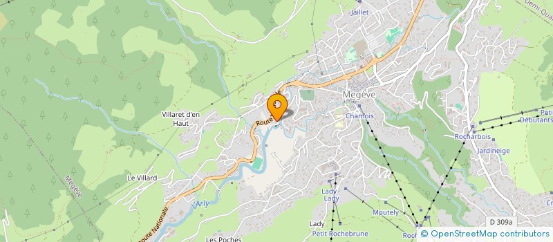 localisation de l'entreprise 347 591 018   MEGEVE