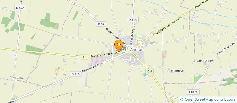 localisation de l'entreprise 348 015 918   CLEON-D'ANDRAN