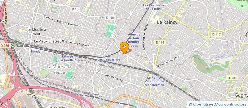 localisation de l'entreprise 348 080 367   VILLEMOMBLE