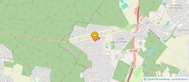 localisation de l'entreprise 348 220 393 à LESIGNY