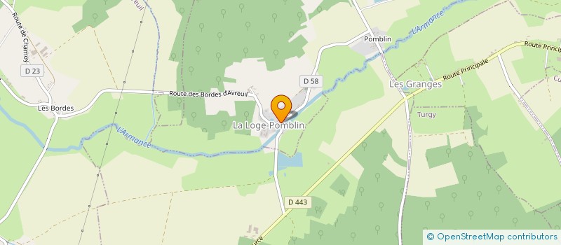 localisation de l'entreprise 348 228 933   LA LOGE-POMBLIN