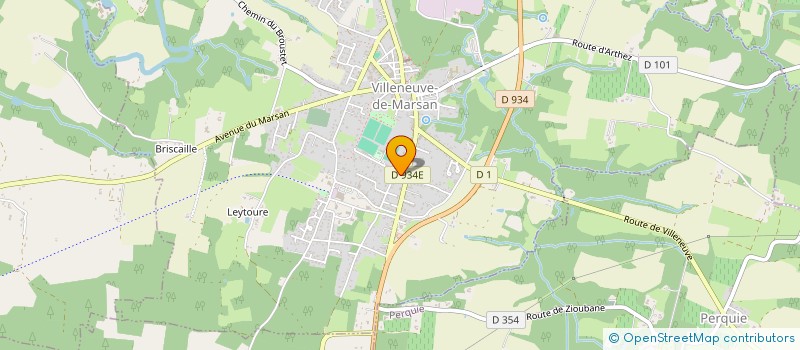 localisation de l'entreprise 348 260 654   HONTANX