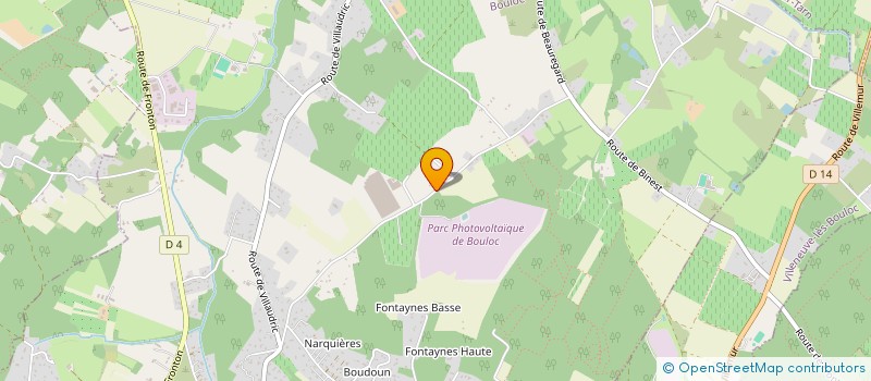 localisation de l'entreprise 348 288 713 à BOULOC