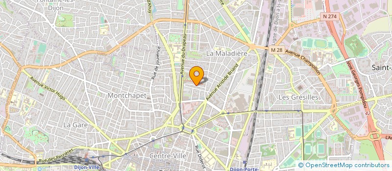 localisation de l'entreprise 348 340 217 à DIJON