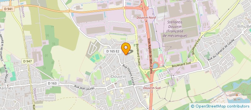 localisation de l'entreprise 348 353 798   DOUVRIN