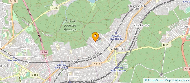 localisation de l'entreprise 348 366 204 à CHAVILLE