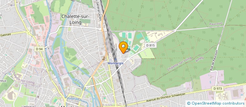 localisation de l'entreprise 348 437 963   AMILLY