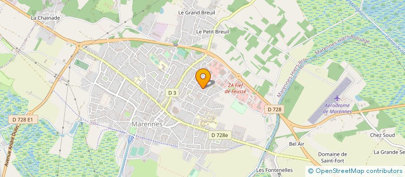 localisation de l'entreprise 348 489 527   MARENNES-HIERS-BROUAGE
