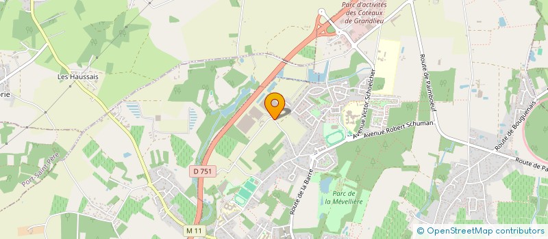 localisation de l'entreprise 348 501 818   BOUAYE