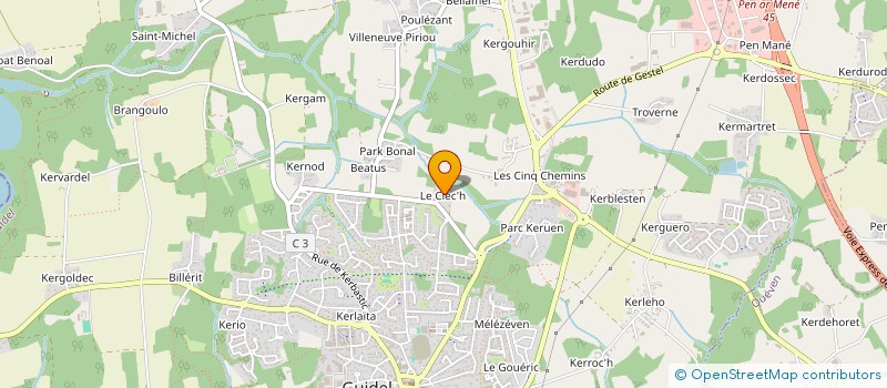 localisation de l'entreprise 348 508 094 à GUIDEL