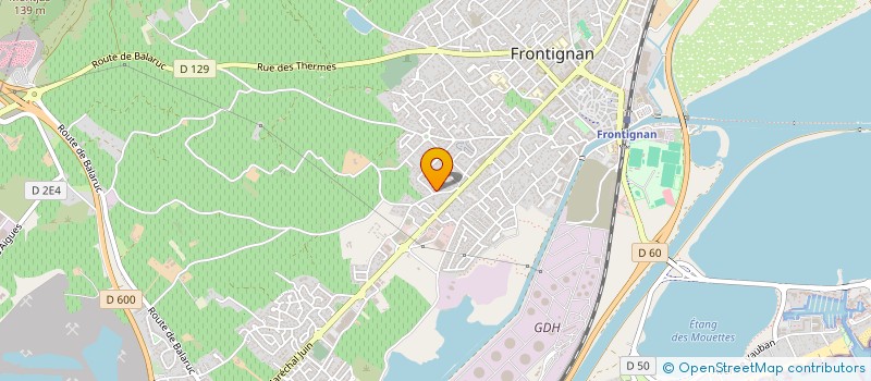 localisation de l'entreprise 348 543 992  à FRONTIGNAN