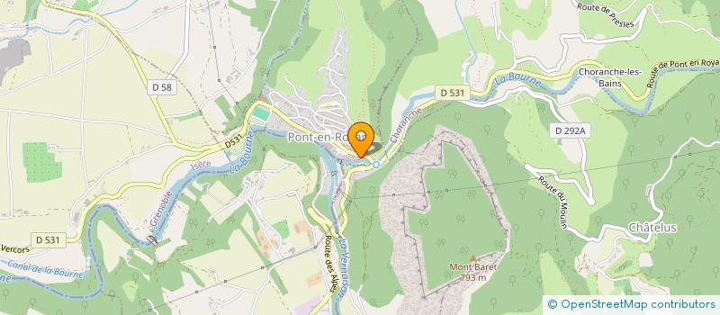 localisation de l'entreprise 348 560 301   PONT-EN-ROYANS