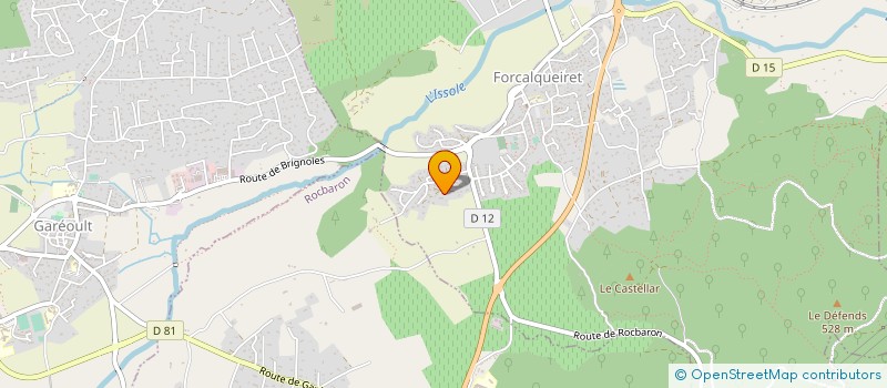 localisation de l'entreprise 348 691 387 à FORCALQUEIRET