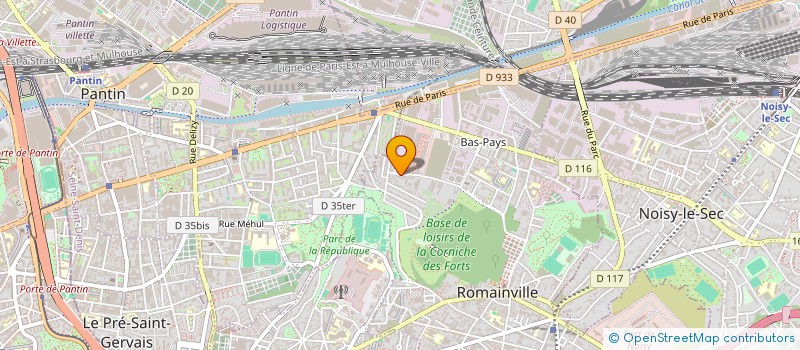 localisation de l'entreprise 348 743 360 à ROMAINVILLE
