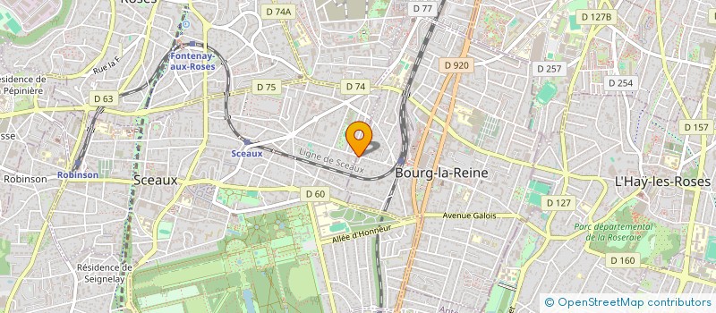 localisation de l'entreprise 348 910 332 à BOURG-LA-REINE
