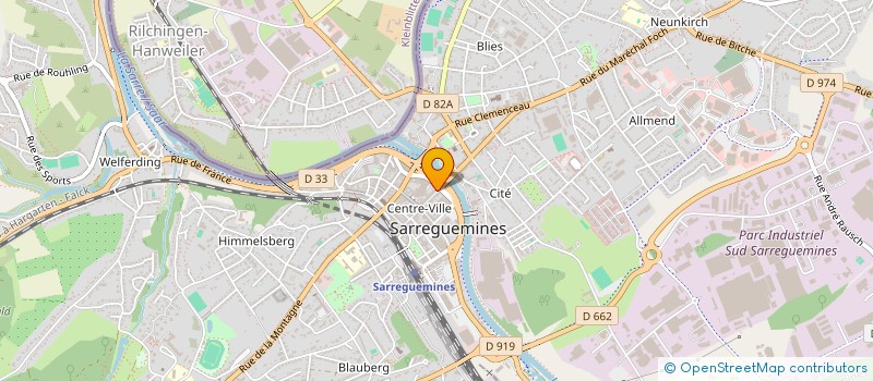 localisation de l'entreprise 349 218 107   SARREGUEMINES