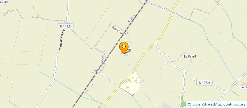 localisation de l'entreprise 349 266 494 à BLANDAINVILLE