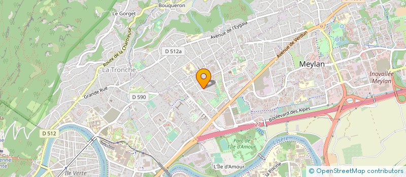 localisation de l'entreprise 349 278 424   MEYLAN