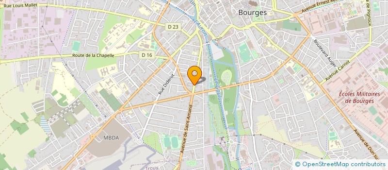 localisation de l'entreprise 349 451 690   BOURGES