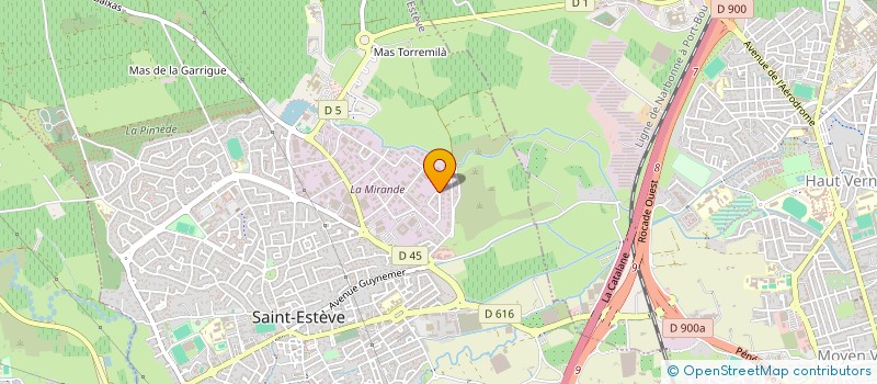 localisation de l'entreprise 349 500 827 à SAINT-ESTEVE