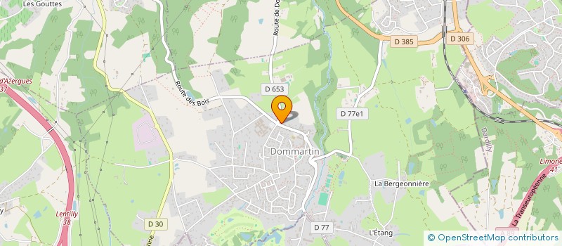 localisation de l'entreprise 349 535 161   LES BELLEVILLE