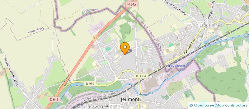 localisation de l'entreprise 349 581 595   JEUMONT