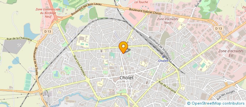 localisation de l'entreprise 349 589 143  à CHOLET