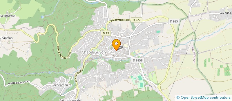 localisation de l'entreprise 349 611 145 à CHATEL-GUYON