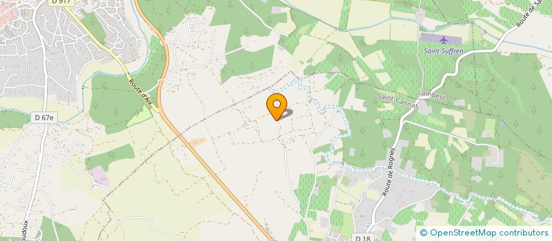 localisation de l'entreprise 349 709 998   SAINT-CANNAT