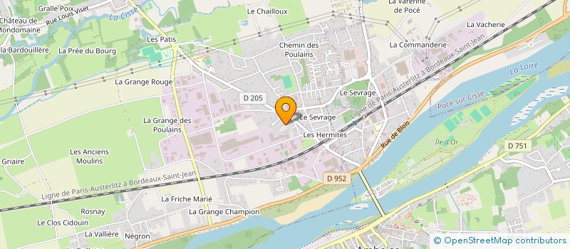 localisation de l'entreprise 349 733 097   AMBOISE