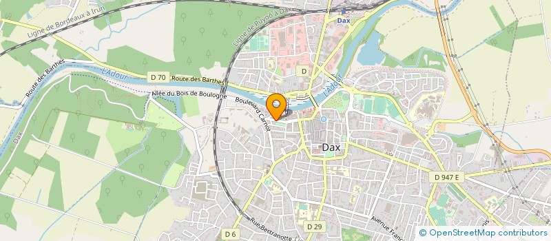 localisation de l'entreprise 349 795 716   TERCIS-LES-BAINS