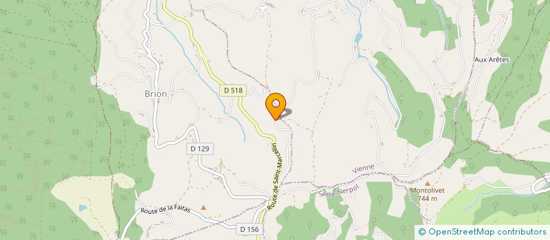 localisation de l'entreprise 349 836 775   BRION