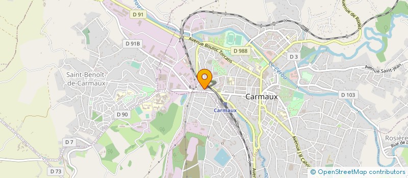 localisation de l'entreprise 349 978 593   CARMAUX